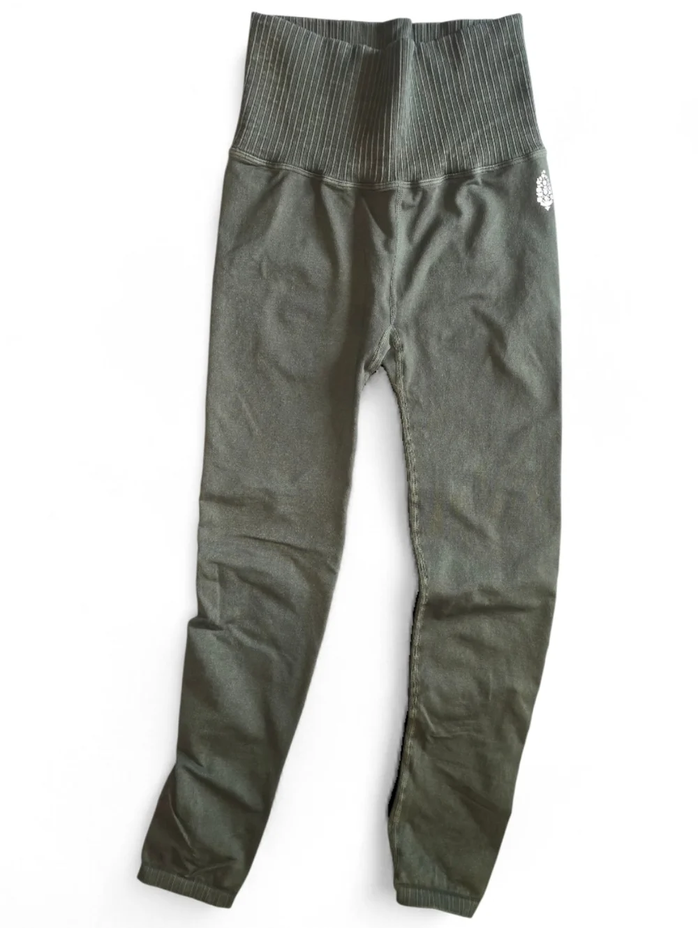Free People  Movement Good Karma High Rise Leggings Olive  XS/S - Picture 2 of 8